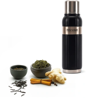 Термос для напитков Rondell Brando RDS-1972 0.7л. черный картонная коробка - купить недорого с доставкой в интернет-магазине