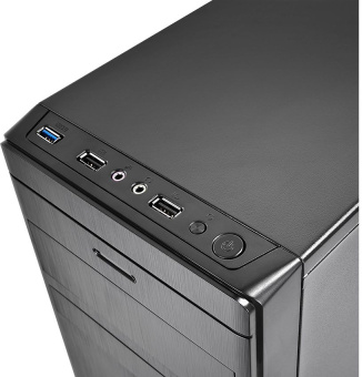 Корпус Deepcool Wave V2 черный без БП mATX 2x120mm 1xUSB2.0 1xUSB3.0 audio - купить недорого с доставкой в интернет-магазине