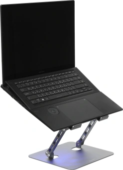 Подставка для ноутбука Digma D-NCP170-1xRGB110 17" 240x230x50мм 28дБ 2xUSB 1x 110ммFAN 790г Fan-control алюминий серый - купить недорого с доставкой в интернет-магазине