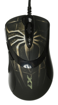 Мышь A4Tech Oscar Editor XL-747H коричневый/рисунок лазерная 3600dpi USB 6but (XL-747H (BROWN SPIDER)) - купить недорого с доставкой в интернет-магазине