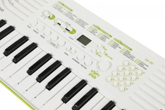 Синтезатор Casio SA-50 32клав. зеленый/белый - купить недорого с доставкой в интернет-магазине