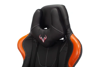Кресло игровое Zombie VIKING 5 AERO черный/оранжевый эко.кожа с подголов. крестов. пластик - купить недорого с доставкой в интернет-магазине
