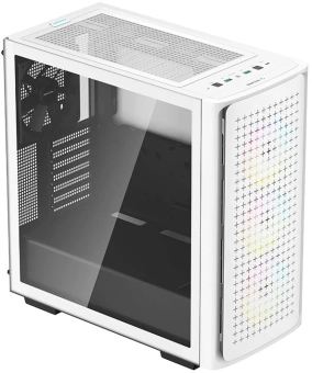 Корпус Deepcool CK560 WH белый без БП ATX 3x120mm 4x140mm 2xUSB3.0 audio bott PSU - купить недорого с доставкой в интернет-магазине