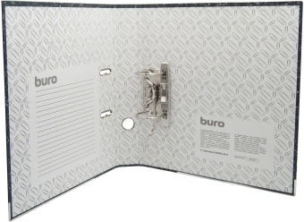 Папка-регистратор Buro A4 50мм картон/бумага черный мет.окант. сборная (упак.:2шт) - купить недорого с доставкой в интернет-магазине