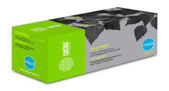 Картридж лазерный Cactus CS-CF362X CF362X желтый (9500стр.) для HP CLJ M552dn/M553dn - купить недорого с доставкой в интернет-магазине