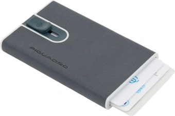 Чехол для кредитных карт Piquadro Black Square PP4825B3R/BLU4 темно-синий натур.кожа - купить недорого с доставкой в интернет-магазине