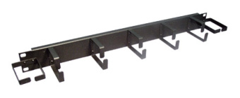 Кабельный органайзер горизонтальный Lanmaster TWT-ORG1U-5V2H односторонний кольца 1U шир.:19" - купить недорого с доставкой в интернет-магазине