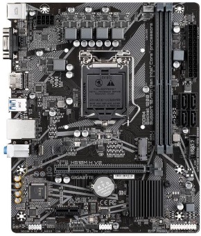 Материнская плата Gigabyte H510M H V2 Soc-1200 Intel H470 2xDDR4 mATX AC`97 8ch(7.1) GbLAN+VGA+HDMI - купить недорого с доставкой в интернет-магазине