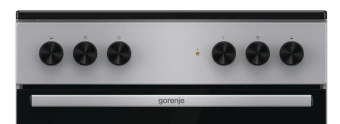 Плита Электрическая Gorenje GEC6A11SG серый стеклокерамика (без крышки) - купить недорого с доставкой в интернет-магазине