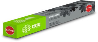 Картридж лазерный Cactus CS-EXV49BK C-EXV49 BK черный (36000стр.) для Canon IR C3320/C3320i/C3325i/C3330i/C3500/C3520i MFP/C3525i MFP/C3530i MFP - купить недорого с доставкой в интернет-магазине