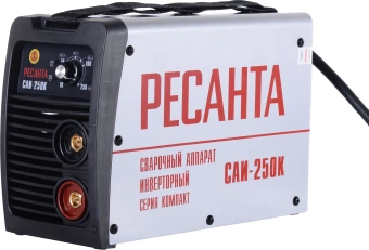 Сварочный аппарат Ресанта САИ-250К инвертор ММА DC 7.8кВт - купить недорого с доставкой в интернет-магазине