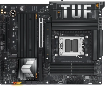 Материнская плата Asus TUF GAMING X870-PLUS WIFI SocketAM5 AMD X870 4xDDR5 ATX AC`97 8ch(7.1) 2.5Gg RAID+HDMI - купить недорого с доставкой в интернет-магазине