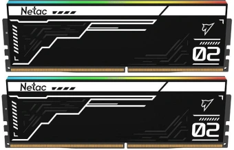 Память DDR5 2x16GB 6400MHz Netac NTS2D5P64DP-32K Shadow II RGB RTL Gaming PC5-51200 CL32 DIMM ECC 288-pin 1.35В kit с радиатором Ret - купить недорого с доставкой в интернет-магазине