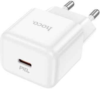 Сетевое зар./устр. Hoco N32 Glory White 30W (PD+QC+AFC) USB-C универсальное белый - купить недорого с доставкой в интернет-магазине