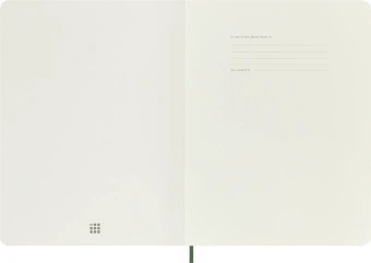 Блокнот Moleskine CLASSIC SOFT QP623K15 XLarge 190х250мм 192стр. нелинованный мягкая обложка зеленый - купить недорого с доставкой в интернет-магазине