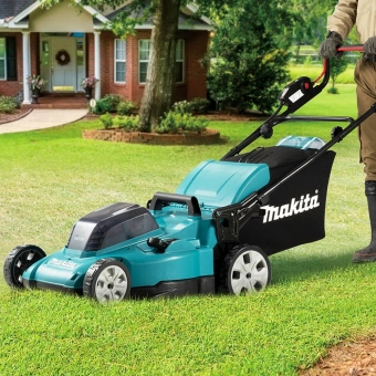 Газонокосилка роторная Makita DLM480Z 860Вт - купить недорого с доставкой в интернет-магазине