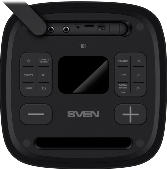 Колонка порт. Sven АС PS-950 черный 160W Mono BT/3.5Jack 8800mAh (SV-022396) - купить недорого с доставкой в интернет-магазине