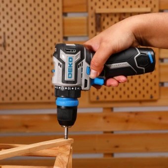 Дрель-шуруповерт Deko Loner 12V Pro аккум. патрон:быстрозажимной (кейс в комплекте) (085-1122) - купить недорого с доставкой в интернет-магазине