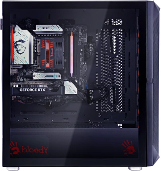 ПК Bloody BD-PC CB76C2 MT i5 13400F (2.5) 32Gb SSD1Tb RTX4070 12Gb Windows 11 Home 64 GbitEth 650W черный (RUS) (2086002) - купить недорого с доставкой в интернет-магазине