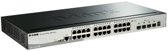 Коммутатор D-Link DGS-1510-28X/A1A 24x1Гбит/с 4SFP+ управляемый - купить недорого с доставкой в интернет-магазине