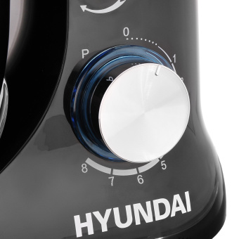 Миксер планетарный Hyundai HYM-S5461 1300Вт черный - купить недорого с доставкой в интернет-магазине