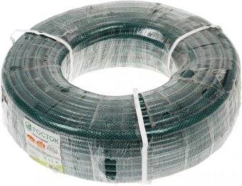 Шланг Росток 40308-3/4-50 3/4" 50м поливочный армированный зеленый - купить недорого с доставкой в интернет-магазине