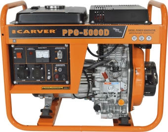 Генератор Carver PPG - 5000D 3.6кВт - купить недорого с доставкой в интернет-магазине