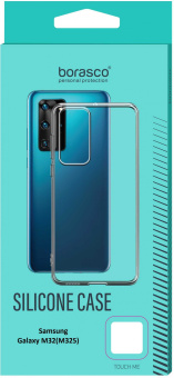 Чехол (клип-кейс) BoraSCO для Samsung Galaxy M32 прозрачный (40349) - купить недорого с доставкой в интернет-магазине