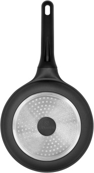 Сковорода блинная Rondell Zeita Neu RDA-1368 круглая 24см покрытие: TriTitan ручка несъемная (без крышки) черный - купить недорого с доставкой в интернет-магазине