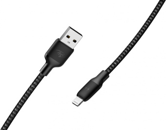 Кабель Itel L22N(ICD-L22N) USB (m)-Lightning (m) 1м черный коробка (упак.:1шт) - купить недорого с доставкой в интернет-магазине