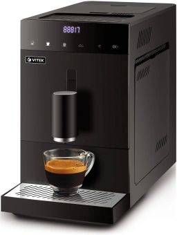 Кофемашина Vitek Metropolis VT-8700 1350Вт черный - купить недорого с доставкой в интернет-магазине