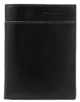 Кошелек мужской Piquadro Blue Square Revamp PU1393B2VR/N черный натур.кожа - купить недорого с доставкой в интернет-магазине
