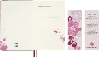 Блокнот Moleskine LIMITED EDITION SAKURA LESU09MM710 Pocket 90x140мм обложка текстиль 176стр. линейка твердая обложка розовый 2026 - купить недорого с доставкой в интернет-магазине