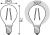 Лампа филам. Gauss Filament 5Вт цок.:E14 свеча 220B 4100K св.свеч.бел.нейт. (упак.:1шт) (105801205) - купить недорого с доставкой в интернет-магазине