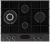 Газовая варочная поверхность Lex GVG 644T MBBL черный - купить недорого с доставкой в интернет-магазине