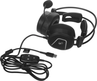 Наушники с микрофоном A4Tech Bloody MC750 черный 2.3м мониторные USB оголовье (MC750 BLACK) - купить недорого с доставкой в интернет-магазине