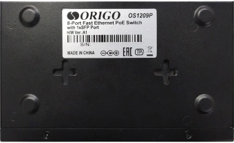 Коммутатор Origo OS1209P/80W OS1209P/80W/A1A (L2) 8x100Мбит/с 1SFP 8PoE 80W неуправляемый - цена, купить или заказать с доставкой в интернет-магазине Коммутатор Origo OS1209P/80W OS1209P/80W/A1A (L2) 8x100Мбит/с 1SFP 8PoE 80W неуправляемый - купить недорого с доставкой в интернет-магазине