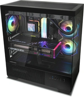 Корпус Zalman Chronix V2 черный без БП ATX 6x120mm 2x140mm 1xUSB2.0 1xUSB3.0 audio bott PSU - купить недорого с доставкой в интернет-магазине