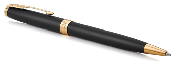 Ручка шариков. Parker Sonnet Core K528 (CW1931519) Matte Black GT M черн. черн. подар.кор. сменный стержень 1стерж. линия 1мм кругл. 1цв. - купить недорого с доставкой в интернет-магазине