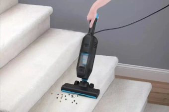 Пылесос-электровеник Candy CVC600B-C черный/голубой - купить недорого с доставкой в интернет-магазине