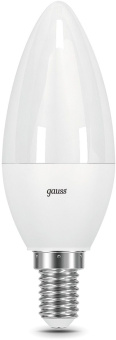 Лампа светодиодная Gauss 103101307-D 7Вт цок.:E14 свеча 150B 6500K св.свеч.бел.хол. (упак.:1шт) - купить недорого с доставкой в интернет-магазине