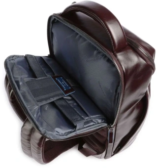 Рюкзак мужской Piquadro Blue Square CA6591B2/MO красное дерево натур.кожа - купить недорого с доставкой в интернет-магазине