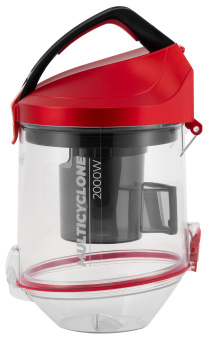 Пылесос Starwind SCV2081 2000Вт красный/черный - купить недорого с доставкой в интернет-магазине