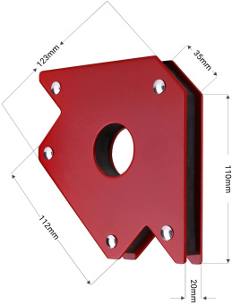 Магнитный угольник Deko DKMC3 970гр (065-0642) - купить недорого с доставкой в интернет-магазине