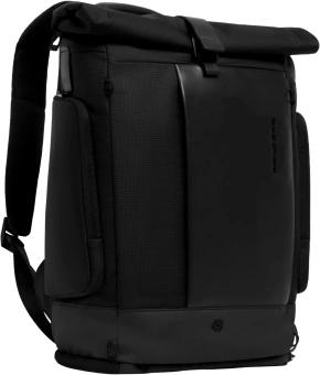 Рюкзак Piquadro Sync CA7190W145/N роллтоп черный натур.кожа/нейлон - купить недорого с доставкой в интернет-магазине