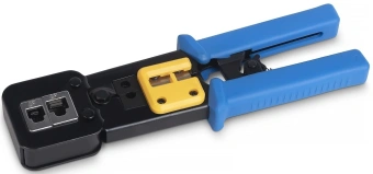 Инструмент обжимной Cabeus HT-376Z для RJ-45/RJ-12/RJ-11 черный - купить недорого с доставкой в интернет-магазине