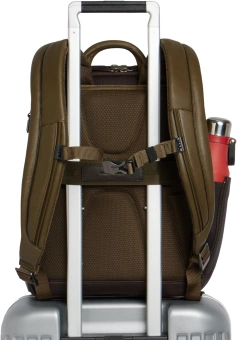 Рюкзак мужской Piquadro Black Square CA6501B3/VETM хаки натур.кожа - купить недорого с доставкой в интернет-магазине
