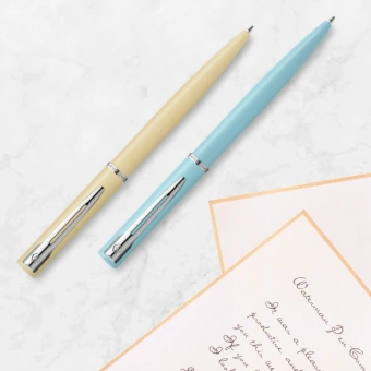 Ручка шариков. Waterman Graduate Allure Pastel Colors (2105224) Baby Blue Lacquer M син. черн. подар.кор. - купить недорого с доставкой в интернет-магазине