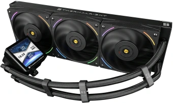 Система водяного охлаждения Thermalright Frozen Vision 360 V2 ARGB Soc-AM5/AM4/1200/1700/1851 черный 4-pin 27dB Al LCD Ret (F-VISION-360-BL-ARGB-V2) - купить недорого с доставкой в интернет-магазине