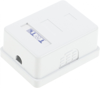 Коробка Lanmaster TWT-SA1-WH настенная 62x67x30мм крышка Keystone ПВХ белый - купить недорого с доставкой в интернет-магазине